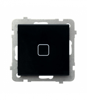 SONATA TOUCH ŁPDT-1RS/m/32 Łącznik dotykowy jednobiegunowy z podświetleniem + WiFi Czarne szkło Ospel