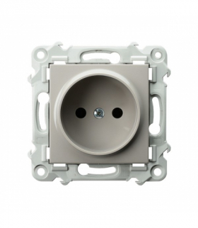 SZAFIR GP-1Z/m/83 Gniazdo pojedyncze bez uziemienia Kaszmirowy beż Ospel