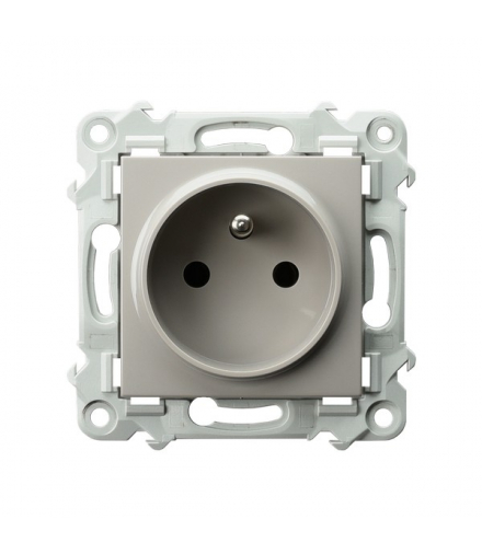 SZAFIR GP-1ZZ/m/83 Gniazdo pojedyncze z uziemieniem Kaszmirowy beż Ospel