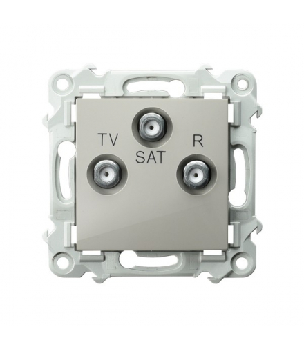 SZAFIR GPA-ZS/m/83 Gniazdo RTV-SAT końcowe Kaszmirowy beż Ospel