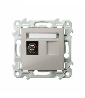 SZAFIR GPE-1Z/m/83 Gniazdo ekwipotencjalne pojedyncze Kaszmirowy beż Ospel