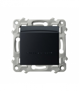 SZAFIR ŁP-15ZS/m/33 Łącznik hotelowy z podświetleniem pomarańczowym Czarny metalik Ospel