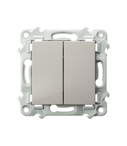 SZAFIR ŁP-2Z/m/83 Łącznik dwugrupowy świecznikowy Kaszmirowy beż Ospel