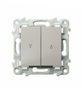 SZAFIR ŁP-7ZBS/m/83 Łącznik żaluzjowy z podświetleniem białym z blokadą mechaniczną Kaszmirowy beż Ospel