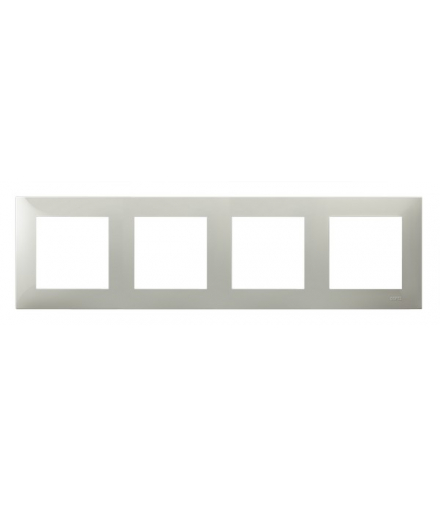 SZAFIR R-4Z/83 Ramka poczwórna Kaszmirowy beż Ospel