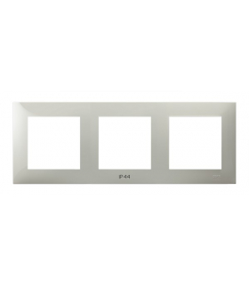 SZAFIR RH-3Z/83 Ramka potrójna do łączników IP-44 Kaszmirowy beż Ospel