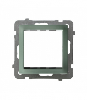 AS AP45-1G/m/84 Adapter podtynkowy systemu OSPEL 45 do serii As Zielony mat Ospel