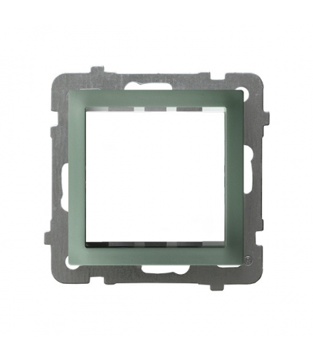 AS AP45-1G/m/84 Adapter podtynkowy systemu OSPEL 45 do serii As Zielony mat Ospel