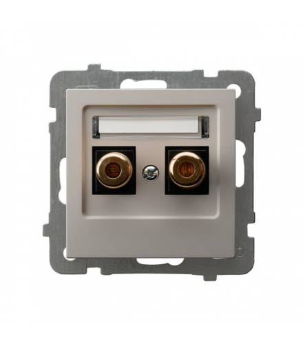 AS GGN-1G/m/82 Gniazdo głośnikowe pojedyncze Kaszmir Ospel