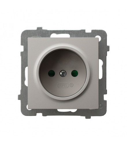 AS GP-1GP/m/82 Gniazdo pojedyncze bez uziemienia z przesłonami torów prądowych Kaszmir Ospel