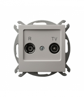 AS GPA-10GP/m/82 Gniazdo RTV przelotowe 10-dB Kaszmir Ospel