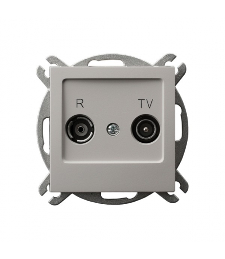 AS GPA-14GP/m/82 Gniazdo RTV przelotowe 14-dB Kaszmir Ospel