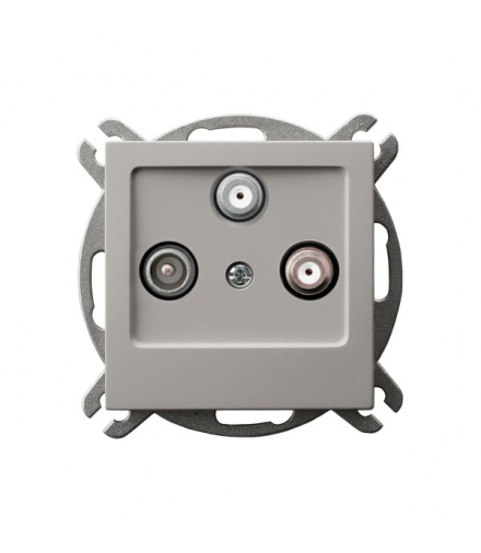 AS GPA-G2S/m/82 Gniazdo RTV-SAT z dwoma wyjściami SAT Kaszmir Ospel