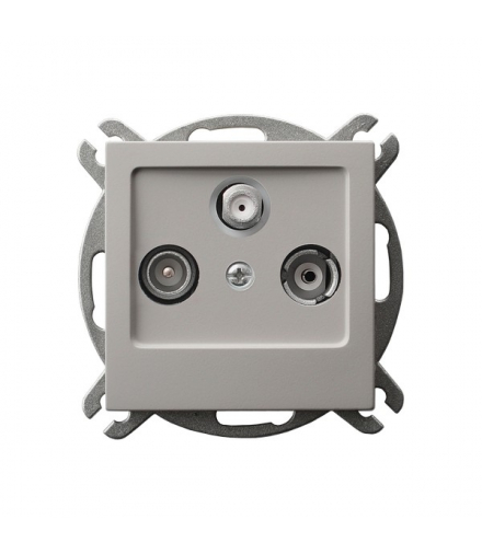 AS GPA-GSP/m/82 Gniazdo RTV-SAT przelotowe Kaszmir Ospel