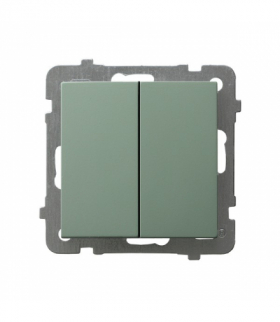 AS ŁP-10G/m/84 Łącznik podwójny schodowy Zielony mat Ospel