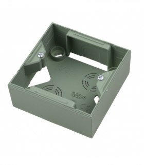 AS PNP-1G/84 Puszka instalacyjna do serii As pojedyncza Zielony mat Ospel