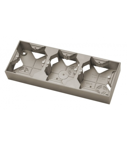 AS PNP-3G/82 Puszka instalacyjna do serii As potrójna Kaszmir Ospel