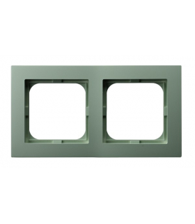 AS R-2G/84 Ramka podwójna Zielony mat Ospel