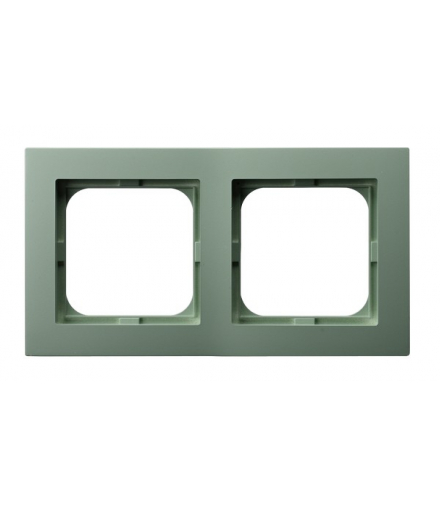 AS R-2G/84 Ramka podwójna Zielony mat Ospel