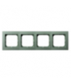 AS R-4G/84 Ramka poczwórna Zielony mat Ospel