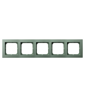 AS R-5G/84 Ramka pięciokrotna Zielony mat Ospel