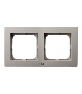 AS RH-2G/82 Ramka podwójna do łączników IP-44 Kaszmir Ospel