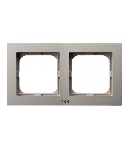 AS RH-2G/82 Ramka podwójna do łączników IP-44 Kaszmir Ospel