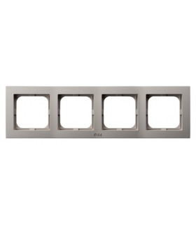 AS RH-4G/82 Ramka poczwórna do łączników IP-44 Kaszmir Ospel
