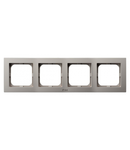 AS RH-4G/82 Ramka poczwórna do łączników IP-44 Kaszmir Ospel