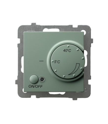 AS RTP-1GN/m/84 Regulator temperatury z czujnikiem napowietrznym Zielony mat Ospel
