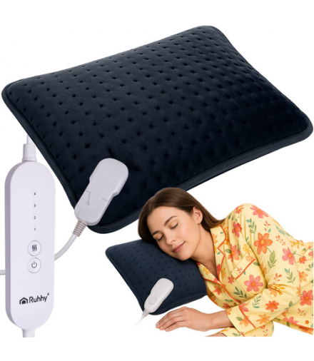Poduszka elektryczna rozgrzewająca, termofor na plecy, kark, podgrzewana, 40x30cm, Ruhhy 26220 18467