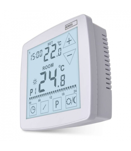 Programowalny termostat pokojowy, przewodowy z OpenTherm, P56A01 EMOS P56A01