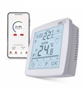Inteligentny termostat pokojowy, przewodowy, GoSmart z WiFi, P56S01 EMOS P56S01