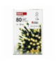 Lampki choinkowe Classic 80 LED 8m ciepła biel, zielony przewód, IP44, 8 programów, timer EMOS D4AW22