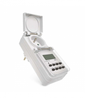 Cyfrowy programator czasowy IP44 zewnętrzny EMOS P5507N