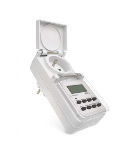 Cyfrowy programator czasowy IP44 zewnętrzny EMOS P5507N