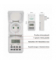 Cyfrowy programator czasowy IP44 zewnętrzny EMOS P5507N