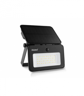 Naświetlacz LED 50W 4000K 400lm Z PANELEM SOLARNYM ALU. DIO0492