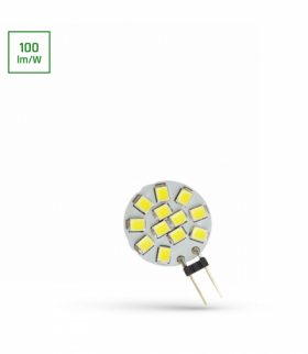 LED G4 12V 1.2W 12 LED CW 20mm SPECTRUM WOJ+13785_CW