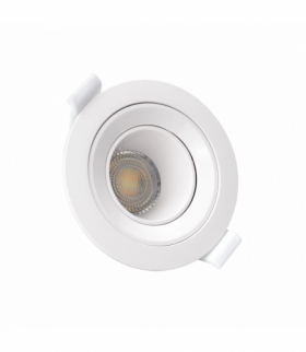 FIALE CORE DEEP GU10 OCZKO GU10 IP20 FI86X34MM BIAŁY OKRĄGŁA RUCHOMA Spectrum SLIP001023