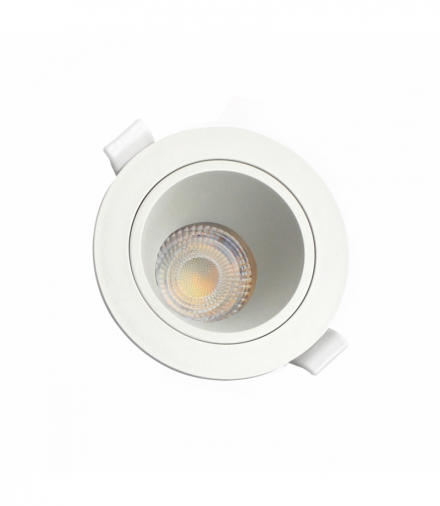 FIALE CORE ANTI-GLARE GU10 OCZKO GU10 IP20 FI95X46MM BIAŁY OKRĄGŁA Spectrum SLIP001030