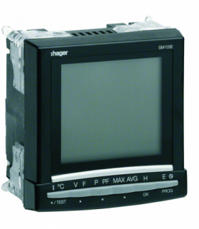 agardio.measure Analizator parametrów sieci tablicowy, TrueRMS SM103E Hager