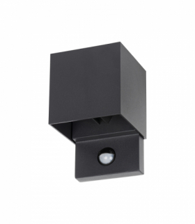 Oprawa elewacyjna REKA PIR EL 7W-L-GR grafitowy Kanlux 28994