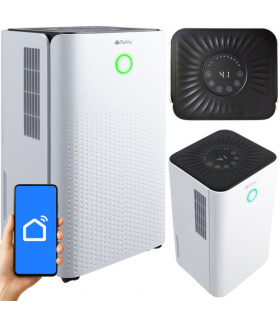 Osuszacz powietrza WiFi, potężny, kondensacyjny, wydajny pochłaniacz wilgoci 12L/24h, higrostat timer sterowanie na WiFi Ruhhy 26497 18548