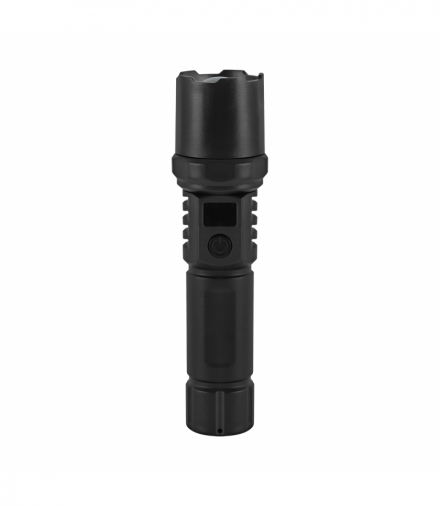 Akumulatorowa latarka LED, FOTON, ładowalna USB-C, 1W, 80lm, 6500K, czarna Struhm 04870