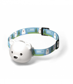 Latarka czołowa dla dzieci MIŚ, do czytania nocą, LED SMD, 80lm Li-Pol ładowalna USB-C, EMOS P3543