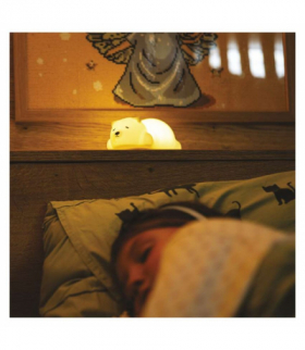 Lampka nocna dla dziecka, Miś LED 20lm, ładowalna USB, EMOS P3325