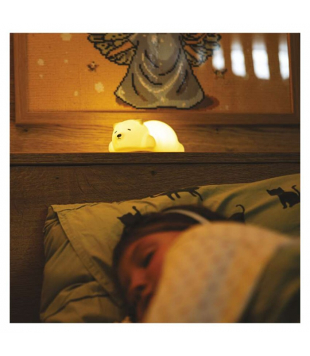 Lampka nocna dla dziecka, Miś LED 20lm, ładowalna USB, EMOS P3325