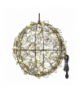 Dekoracja, kula, 200LED, 20cm, ciepła biel, IP44 EMOS DCTW33