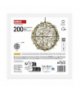 Dekoracja, kula, 200LED, 20cm, ciepła biel, IP44 EMOS DCTW33